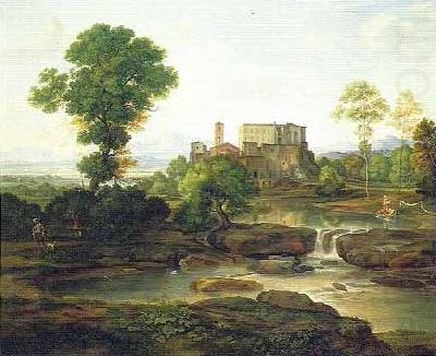 Ferdinand von Olivier Ideal Italian landscape china oil painting image